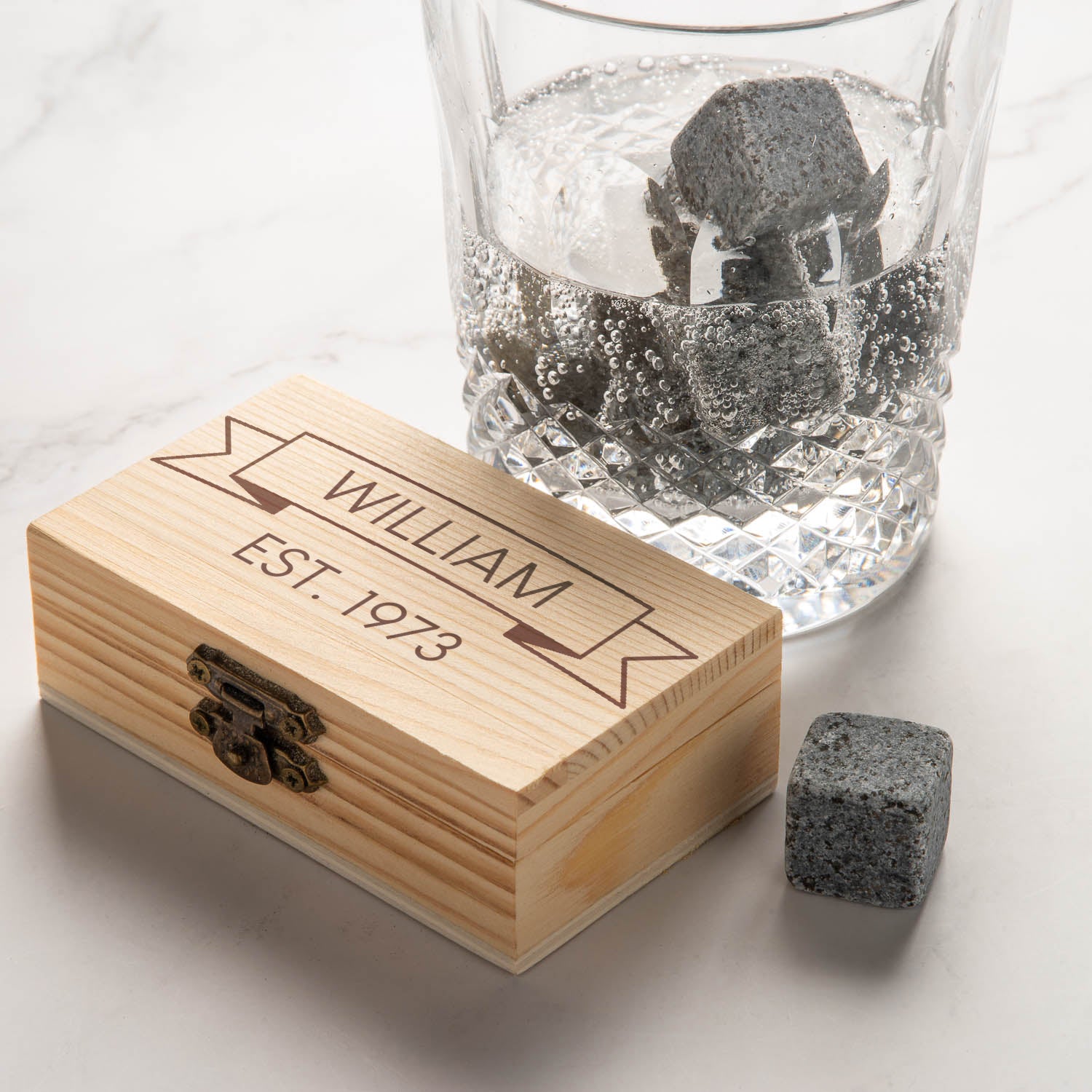 Whiskey Stones Set Gift Box, Whiskey Glass Set Gift Box